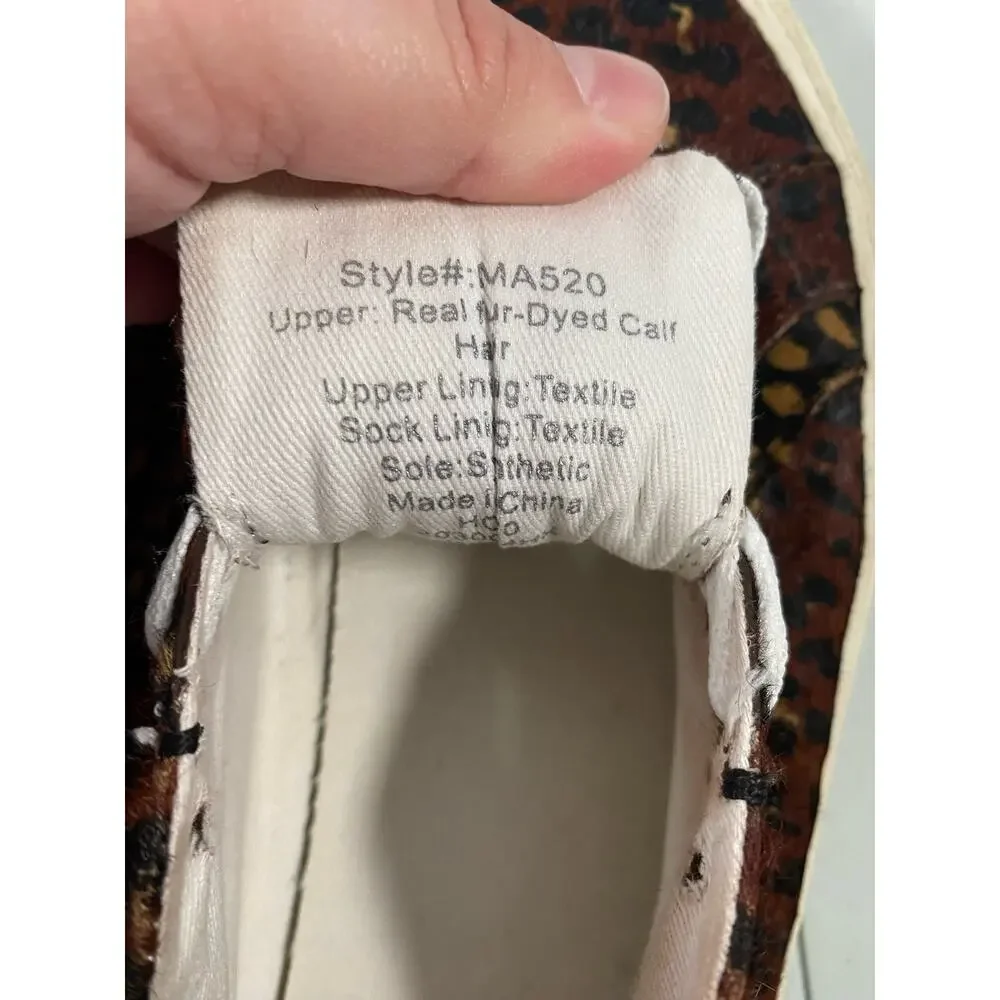 Madewell Calf Hair  Low Top Sneakers Size 7